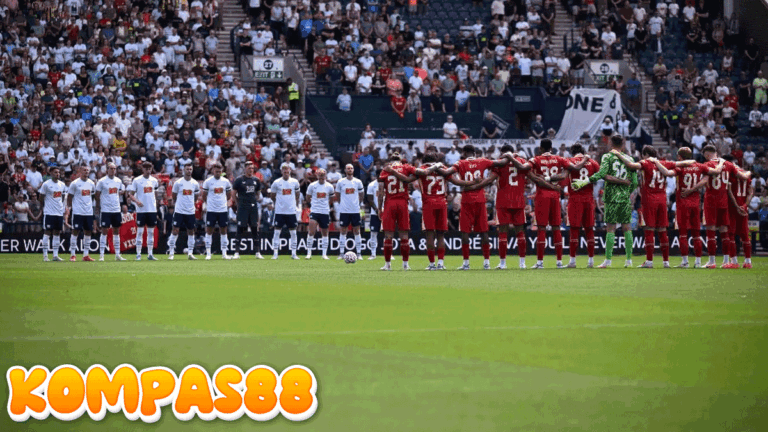 Selebrasi ala Diogo Jota dari Darwin Nunez dan Cody Gakpo di Laga Preston vs Liverpool